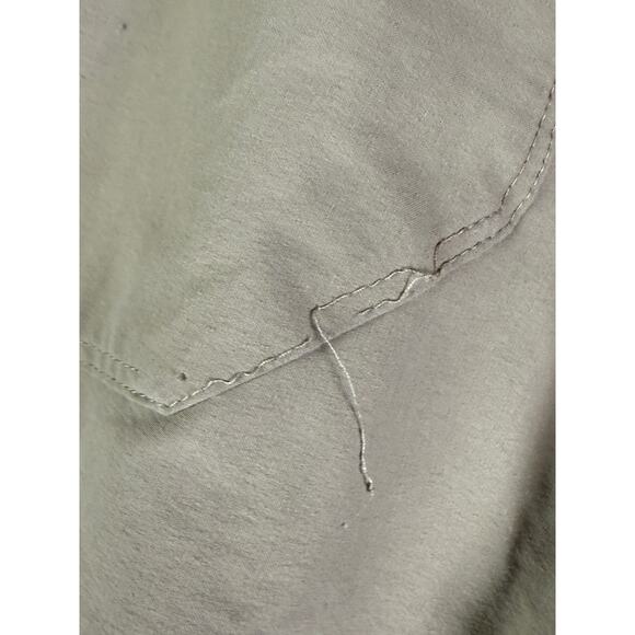 LL Bean Convertible Water Resistant Stretch Outdoor Pants Tan Khaki Mens 42x30 - Picture 8 of 10